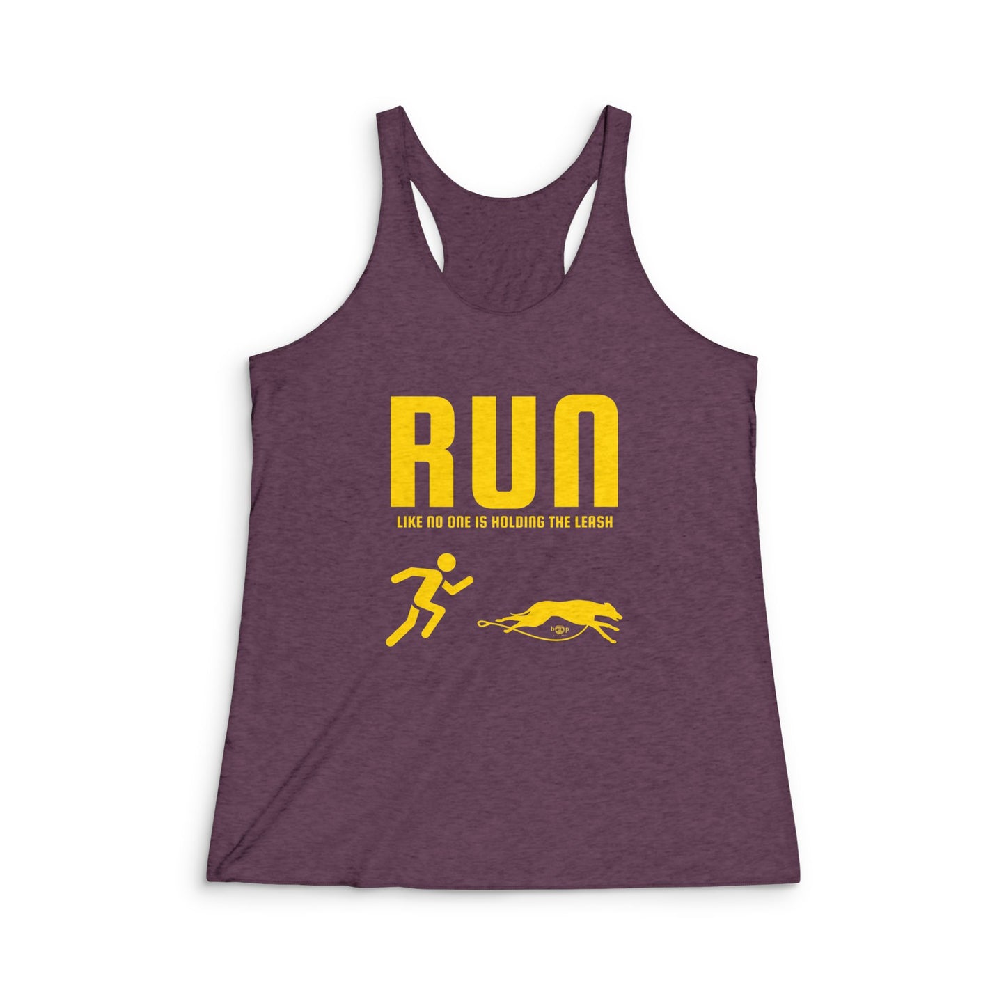 Run Unleashed - Women's Tri-Blend Racerback Tank