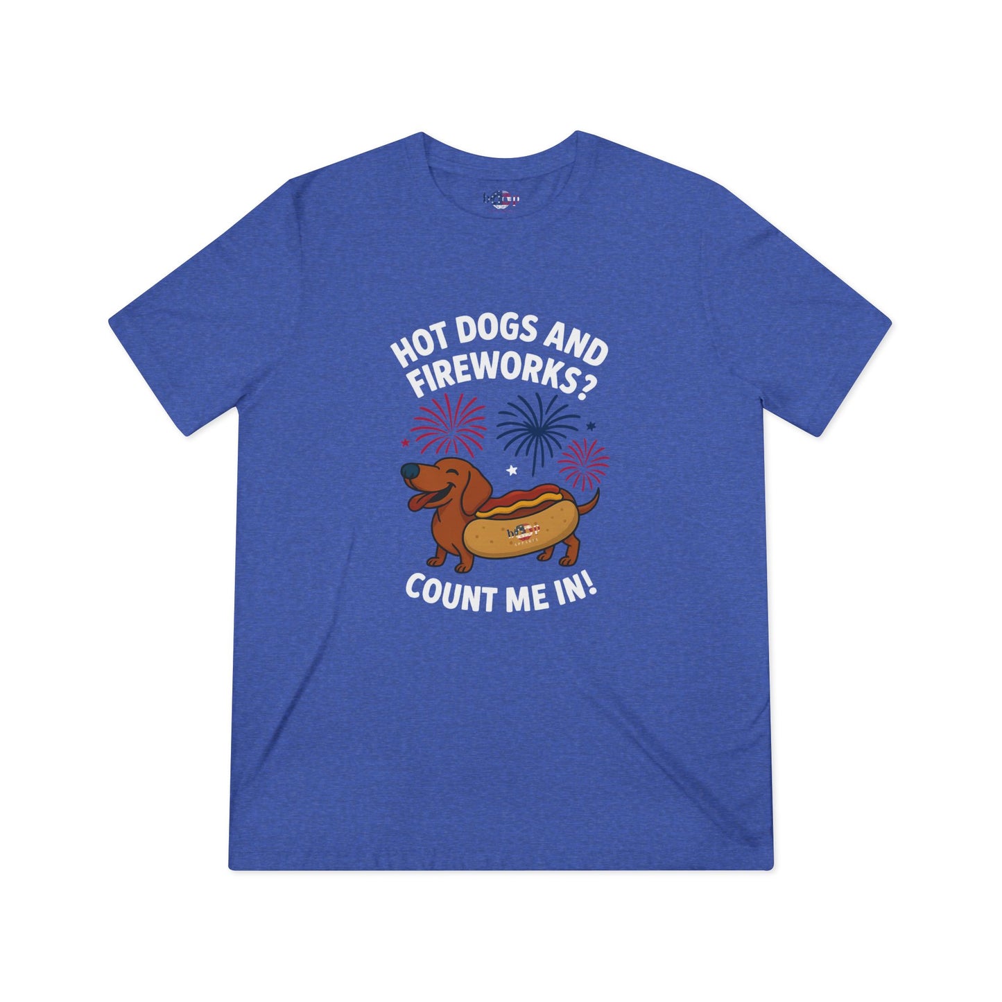 Hot Dogs and Fireworks - Unisex Triblend Tee