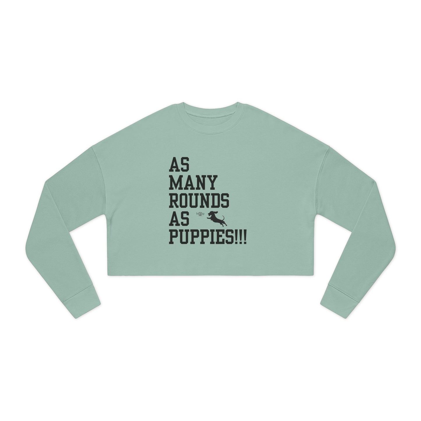 AMRAPuppies - Women's Cropped Sweatshirt