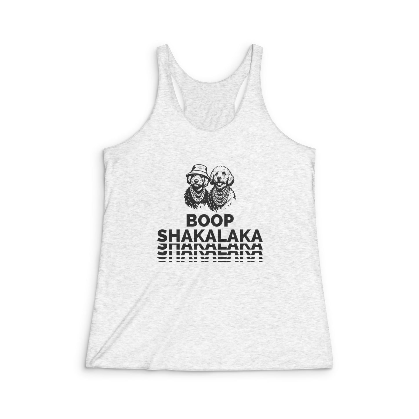 Boop Shakalaka - Women's Tri-Blend Racerback Tank