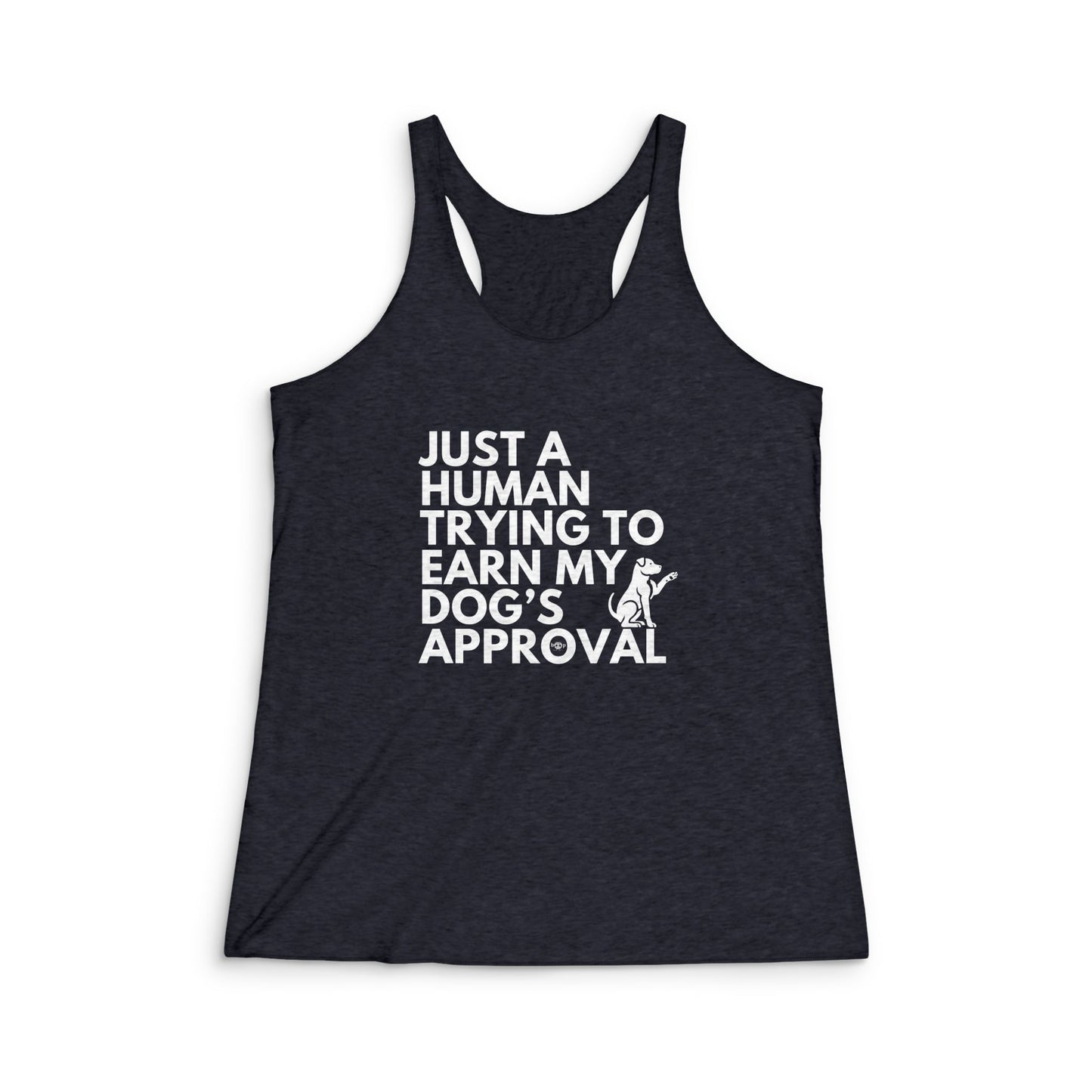 Dog's Approval - Women's Tri-Blend Racerback Tank