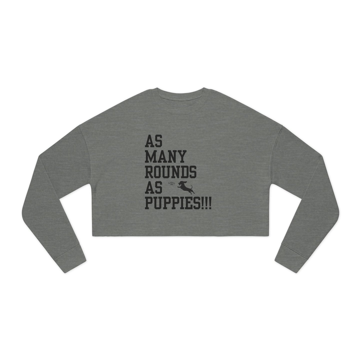 AMRAPuppies - Women's Cropped Sweatshirt