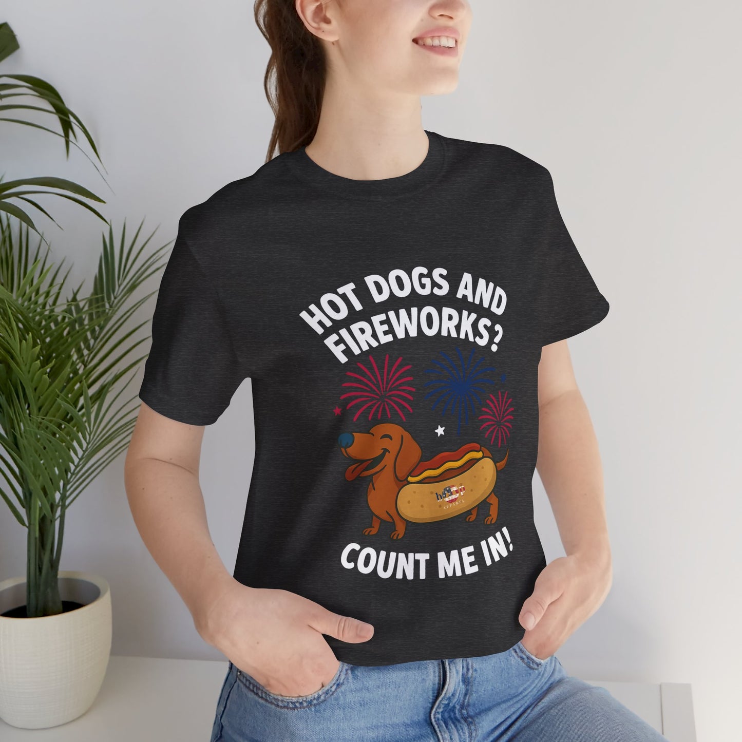 Hot Dogs and Fireworks - Unisex Tee