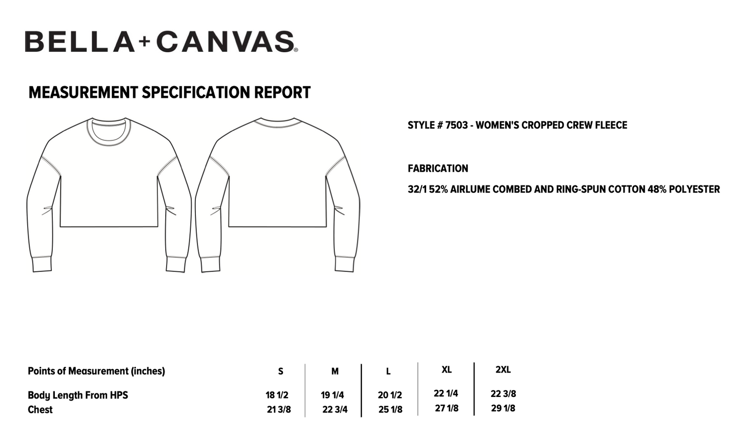 Boop Shakalaka - Women's Cropped Sweatshirt