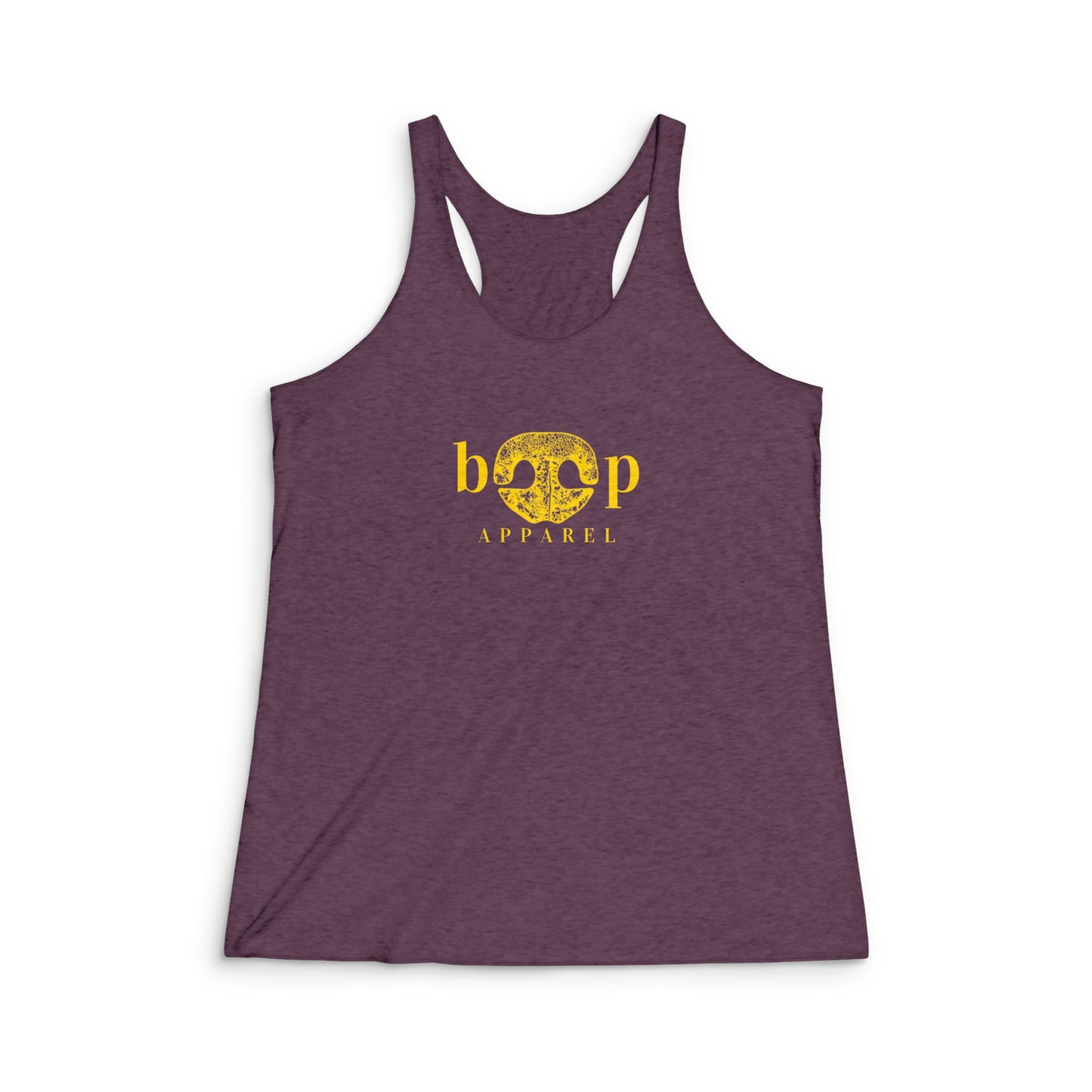 Boop Apparel Logo - Women's Tri-Blend Racerback Tank