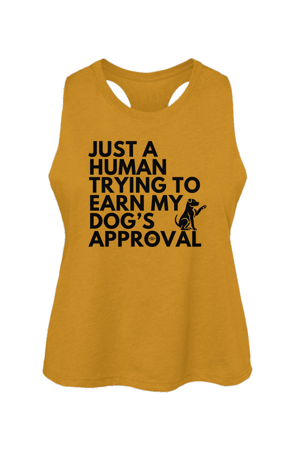 Dog's Approval - Women's Racerback Cropped Tank