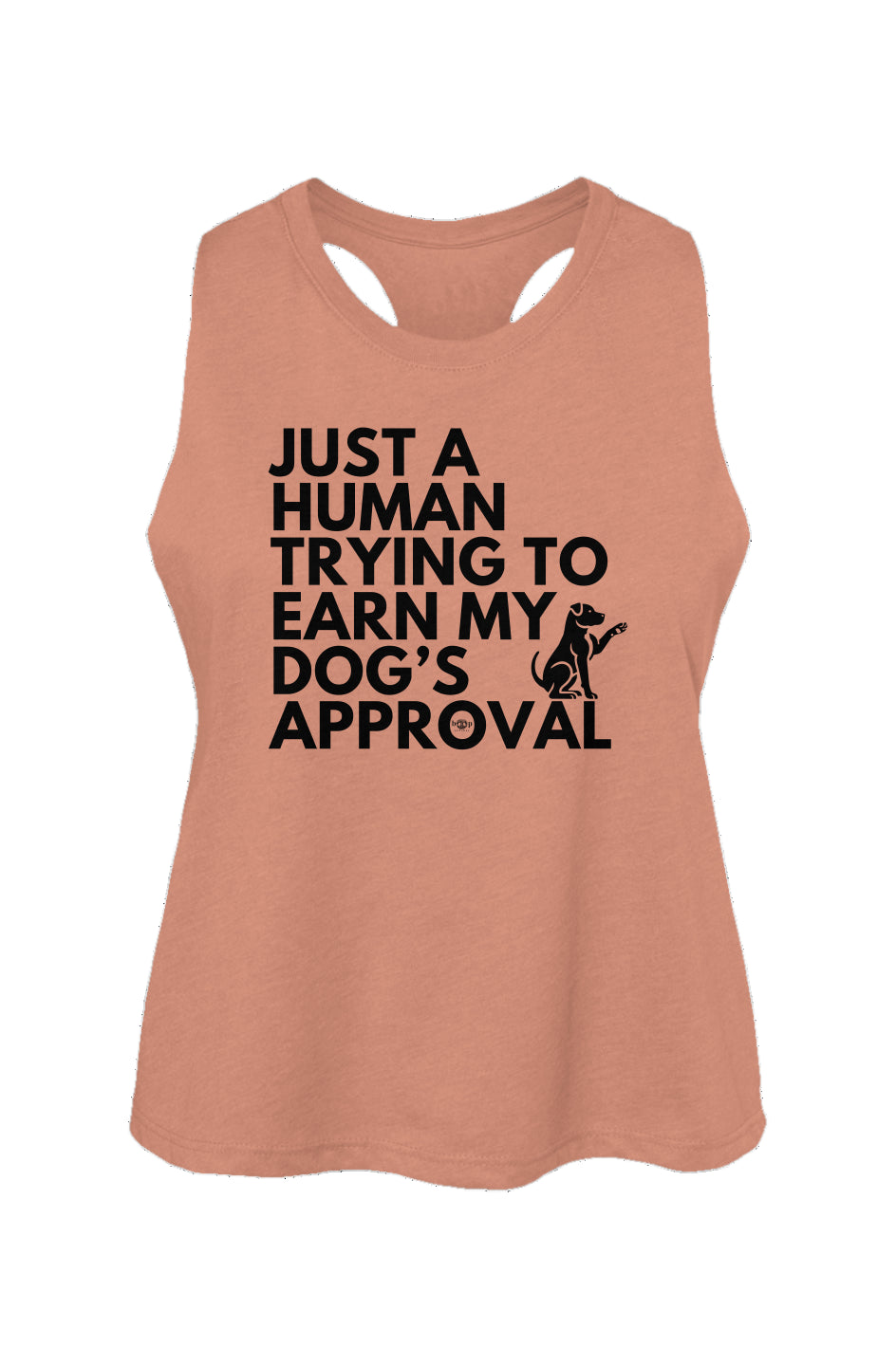 Dog's Approval - Women's Racerback Cropped Tank