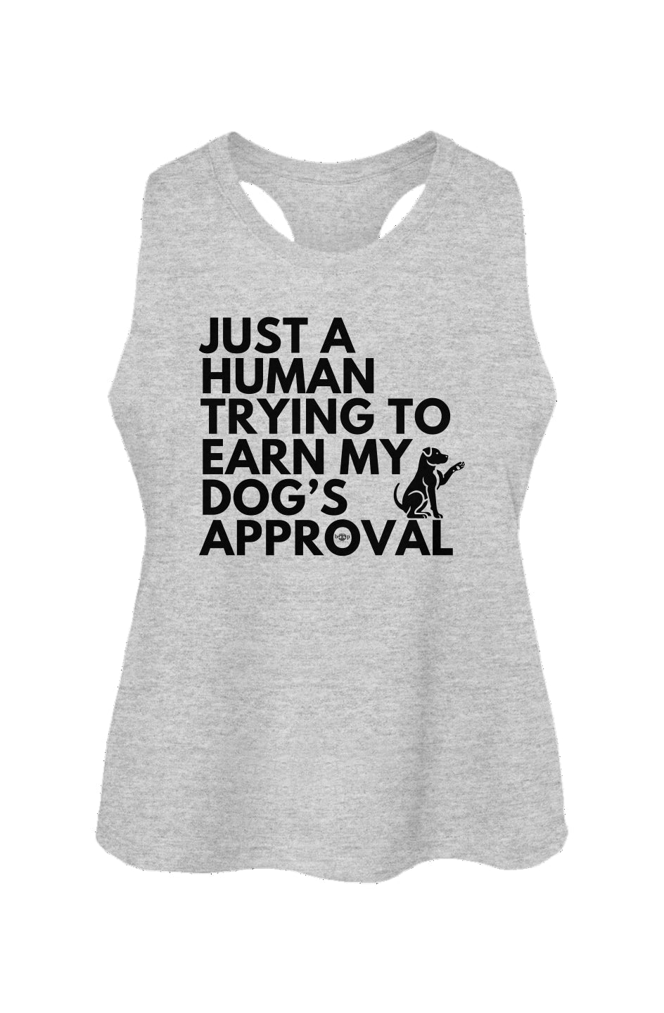 Dog's Approval - Women's Racerback Cropped Tank