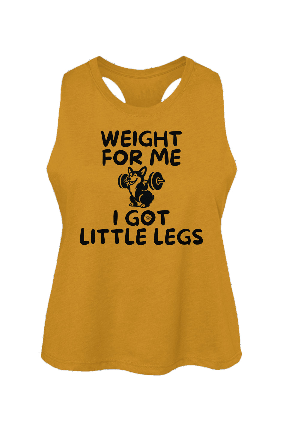 Weight for Me - Women's Racerback Cropped Tank