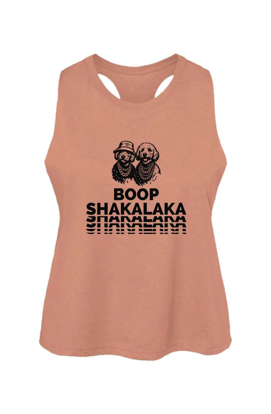 Boop Shakalaka - Women's Racerback Cropped Tank