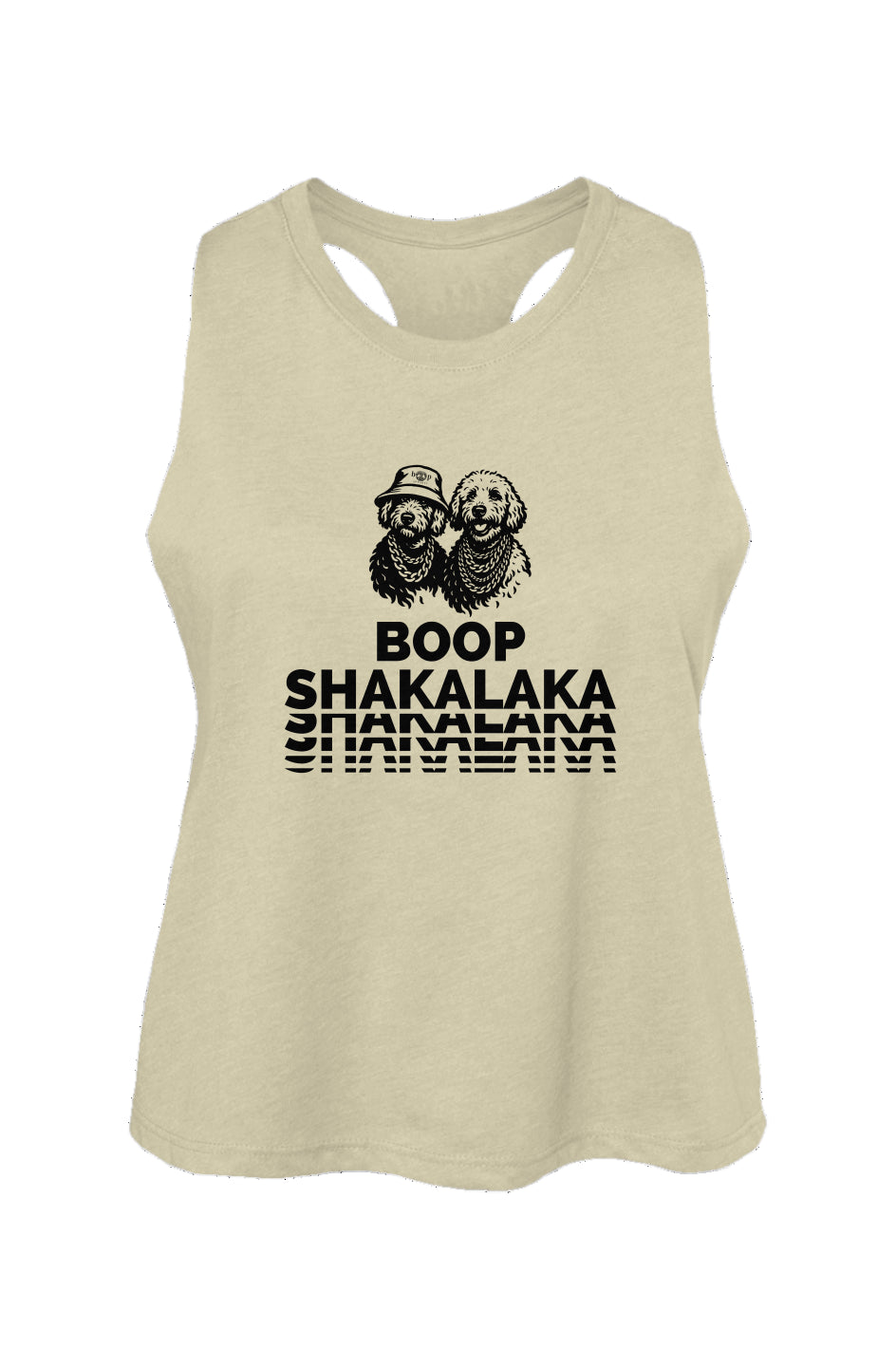 Boop Shakalaka - Women's Racerback Cropped Tank
