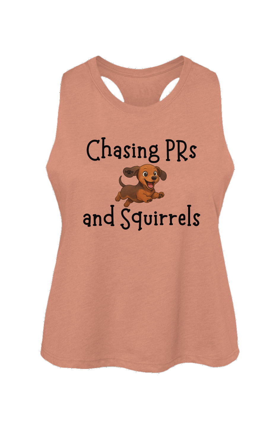 Chasing PRs and Squirrels - Women's Racerback Cropped Tank