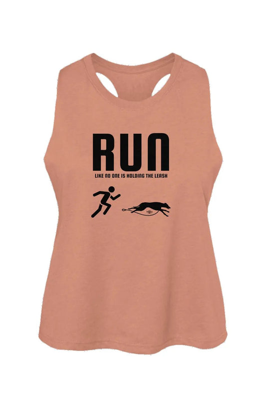 Run Unleashed - Women's Racerback Cropped Tank