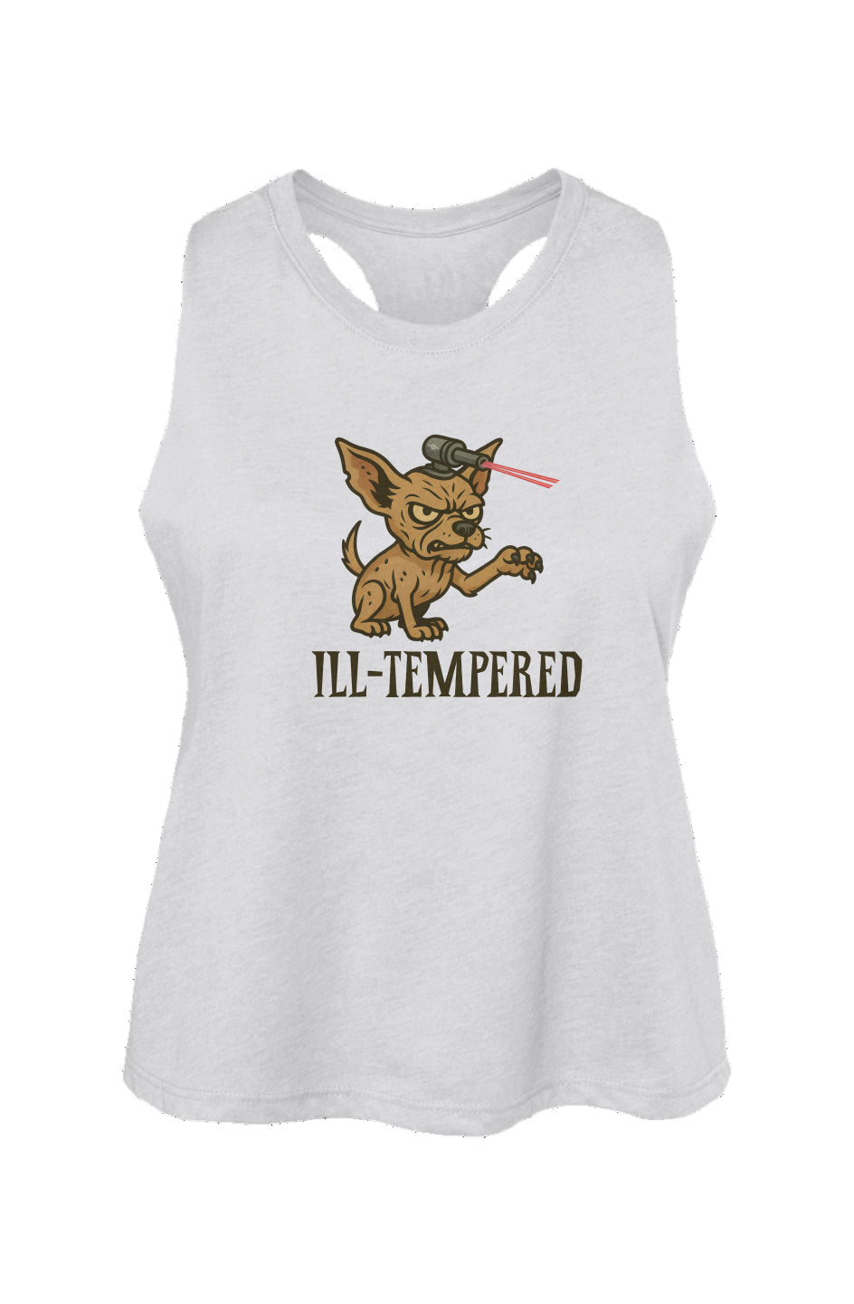 Ill-Tempered - Women's Racerback Cropped Tank