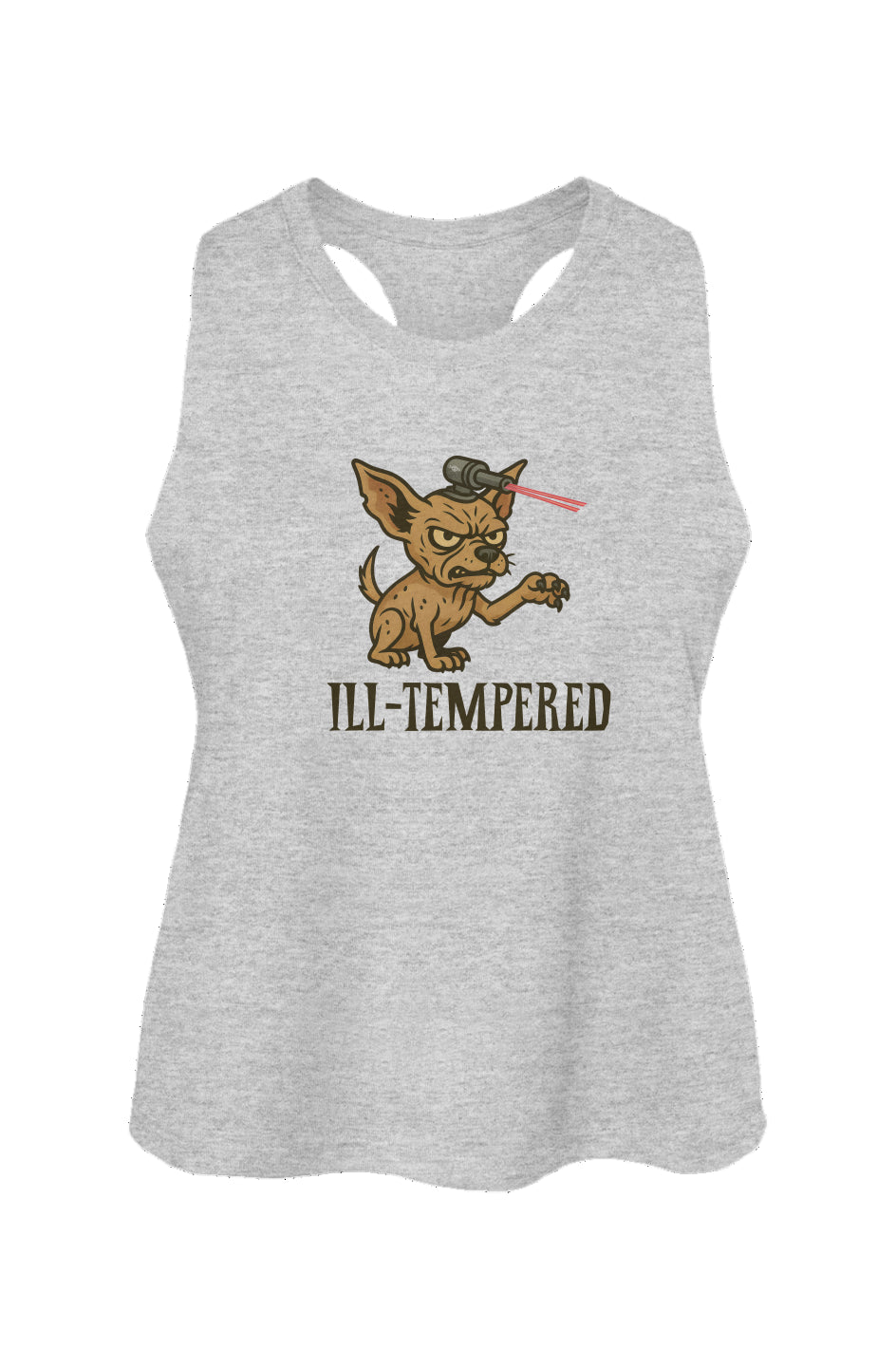 Ill-Tempered - Women's Racerback Cropped Tank