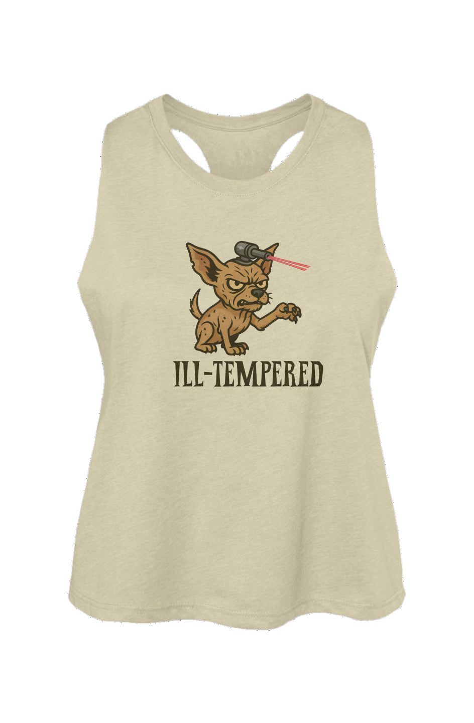 Ill-Tempered - Women's Racerback Cropped Tank