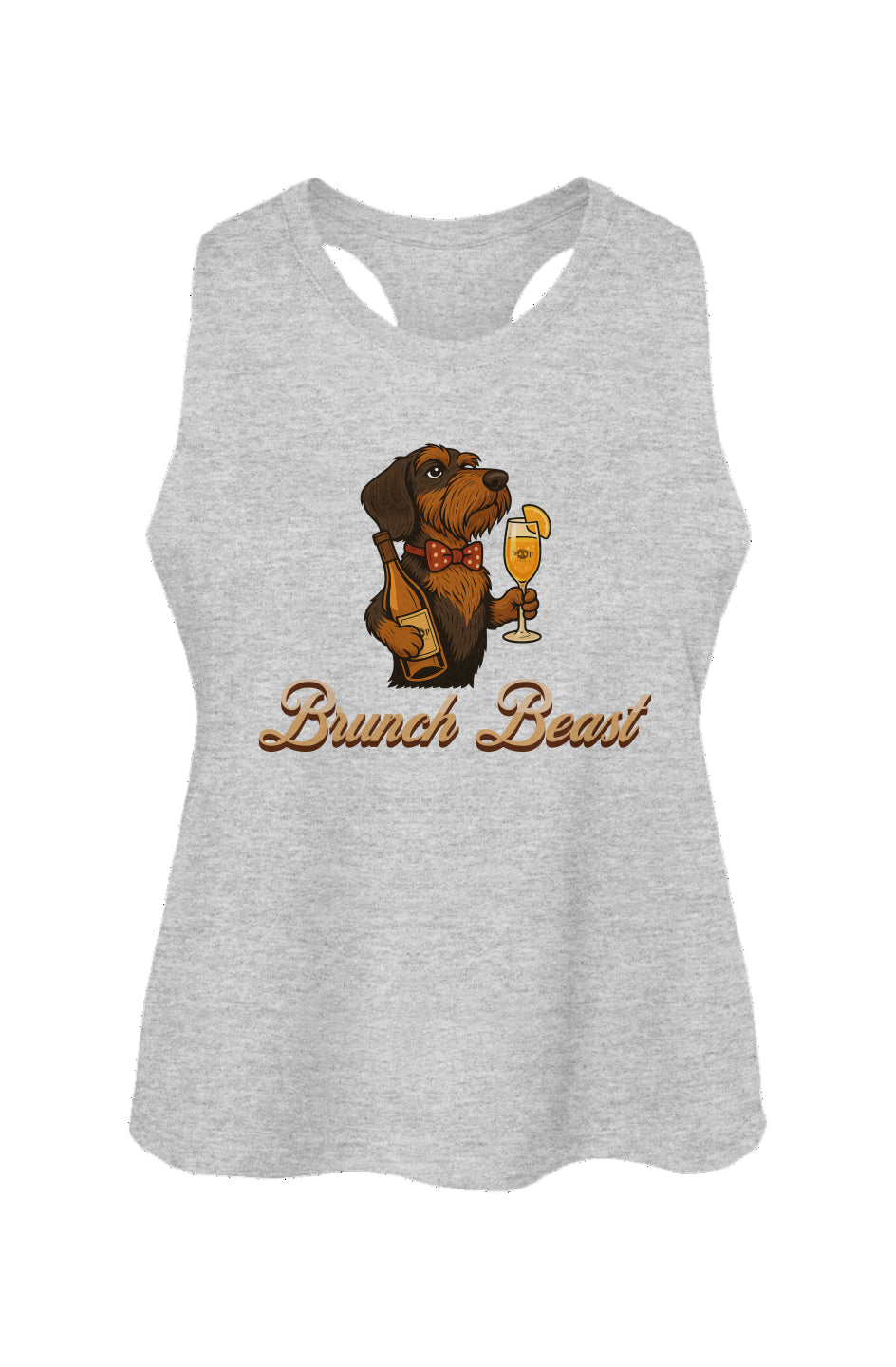 Brunch Beast - Women's Racerback Cropped Tank