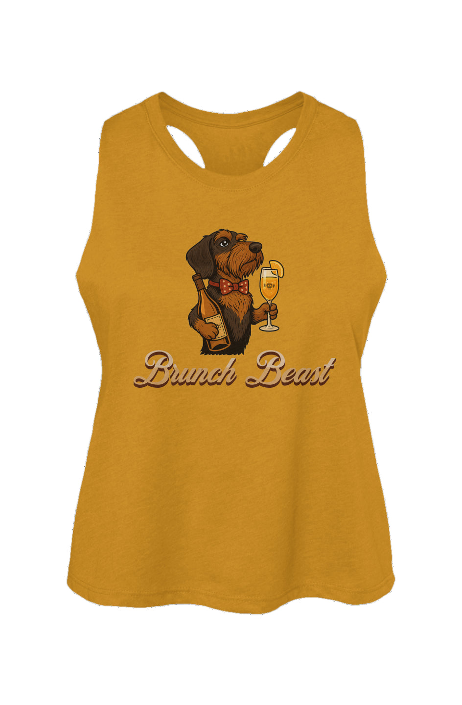 Brunch Beast - Women's Racerback Cropped Tank