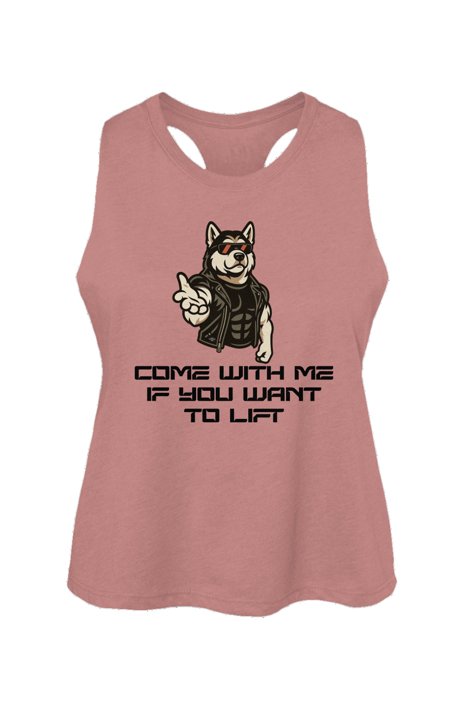 Come With Me - Women's Racerback Cropped Tank