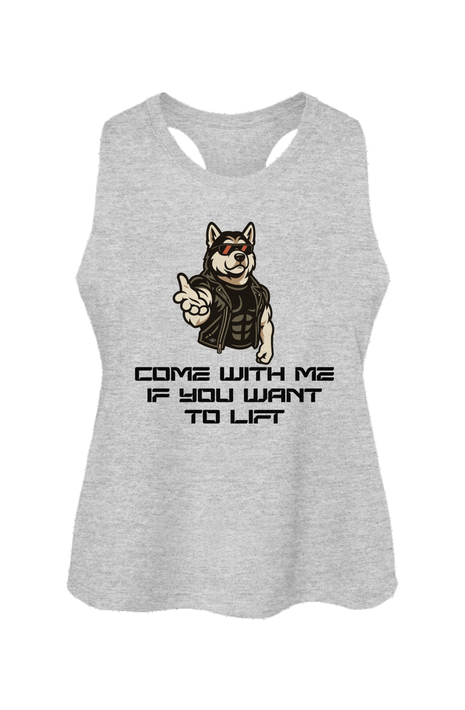 Come With Me - Women's Racerback Cropped Tank