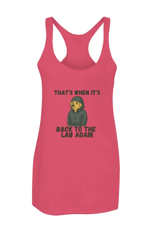 Back to the Lab - Women’s Triblend Racerback Tank