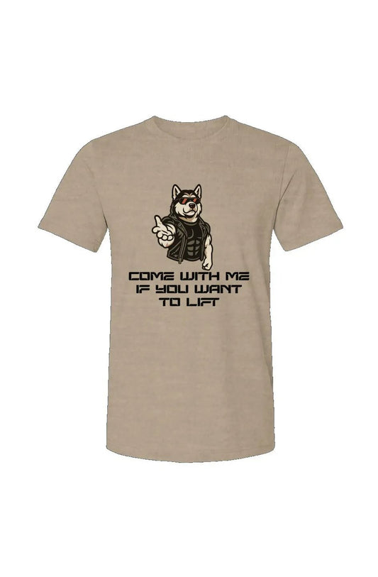 Come With Me - Unisex Heather Jersey Tee