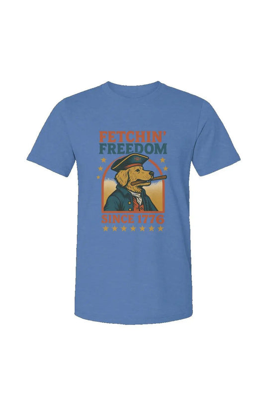 Fetchin Freedom - Unisex Heather Jersey Tee