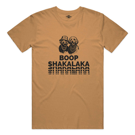 Funny dog owner t-shirt with sarcastic humor -Boop Shakalaka - Heather T