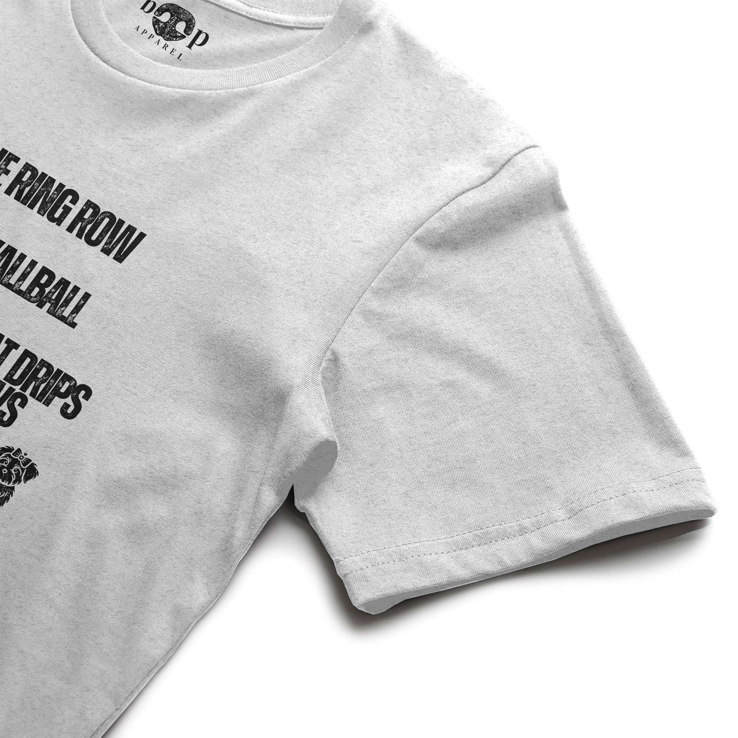 Funny dog owner t-shirt with sarcastic humor -Sweat Drips Down My Paws - Triblend T