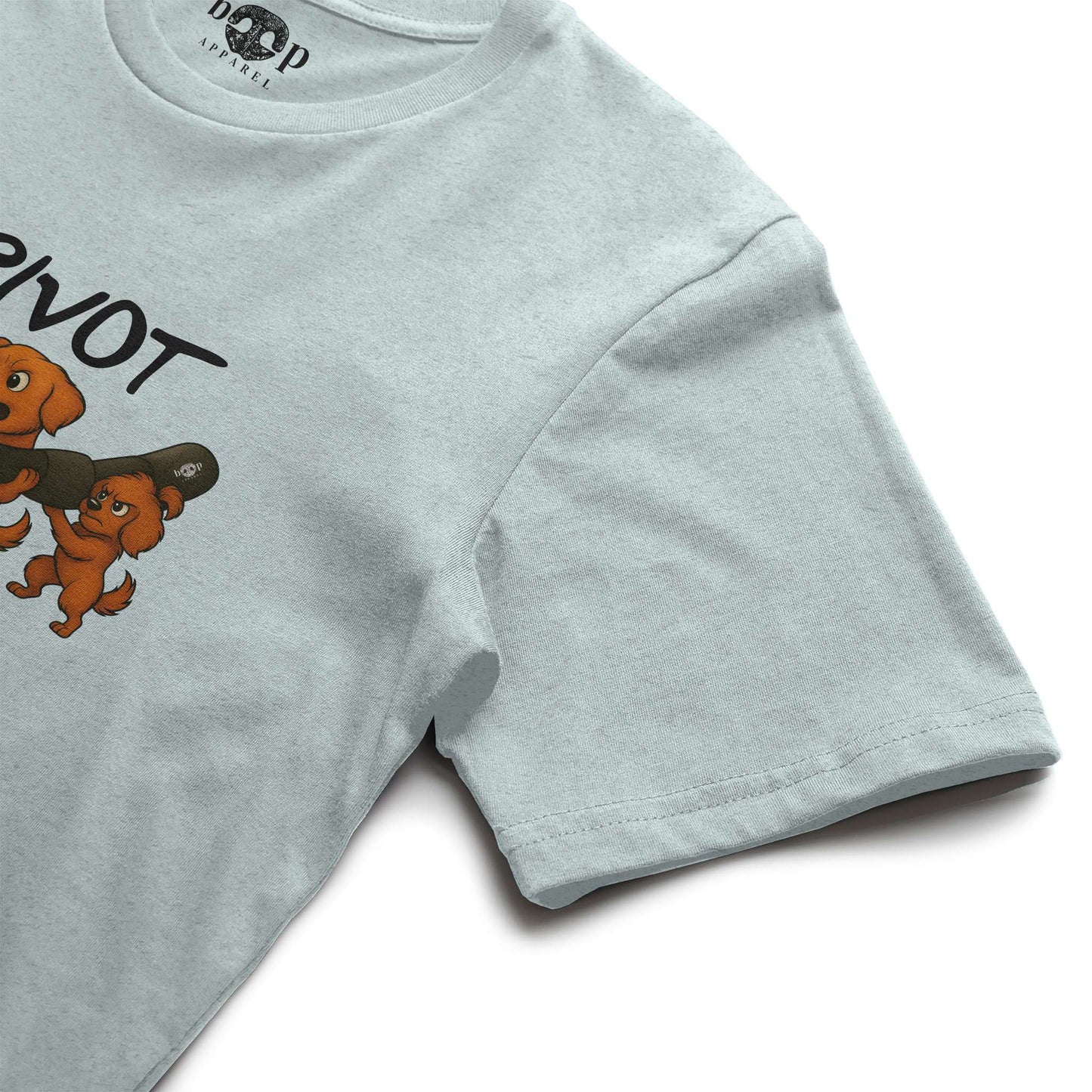 Funny dog owner t-shirt with sarcastic humor -Pivot - Triblend T