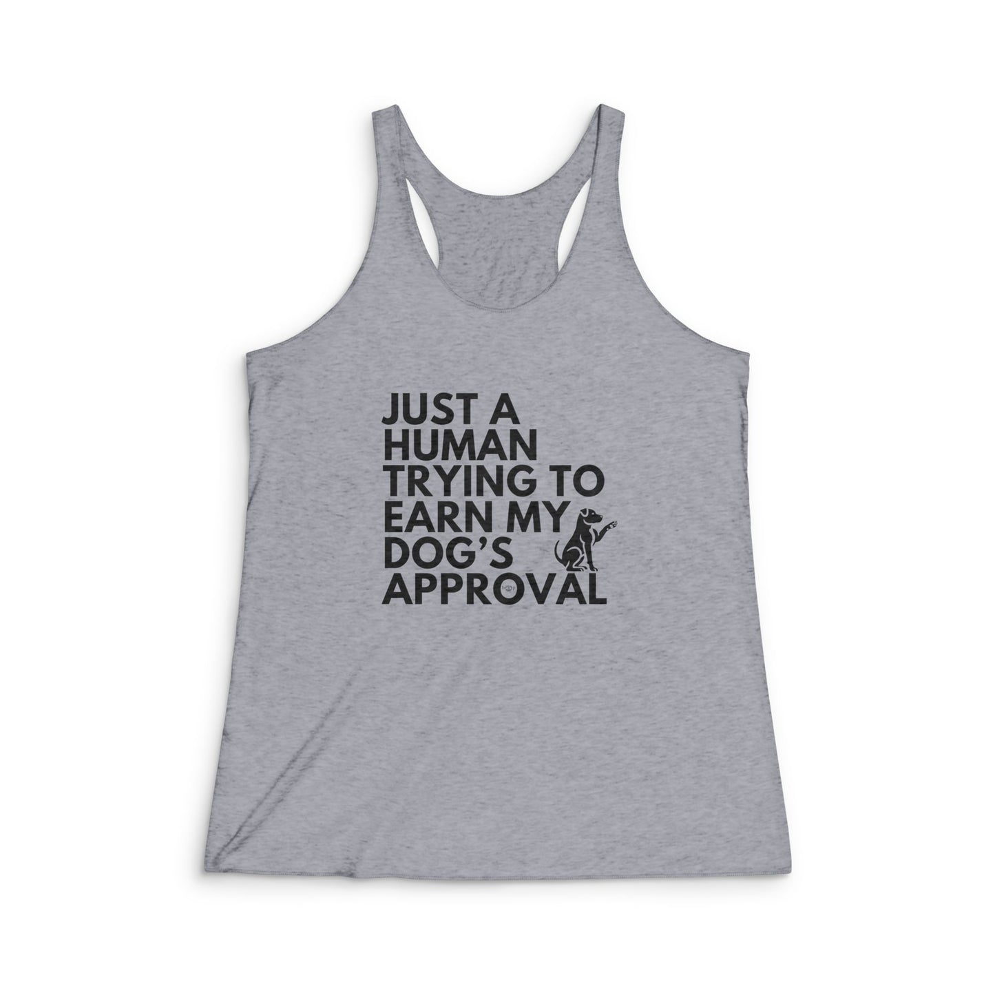 Dog's Approval - Women's Tri-Blend Racerback Tank