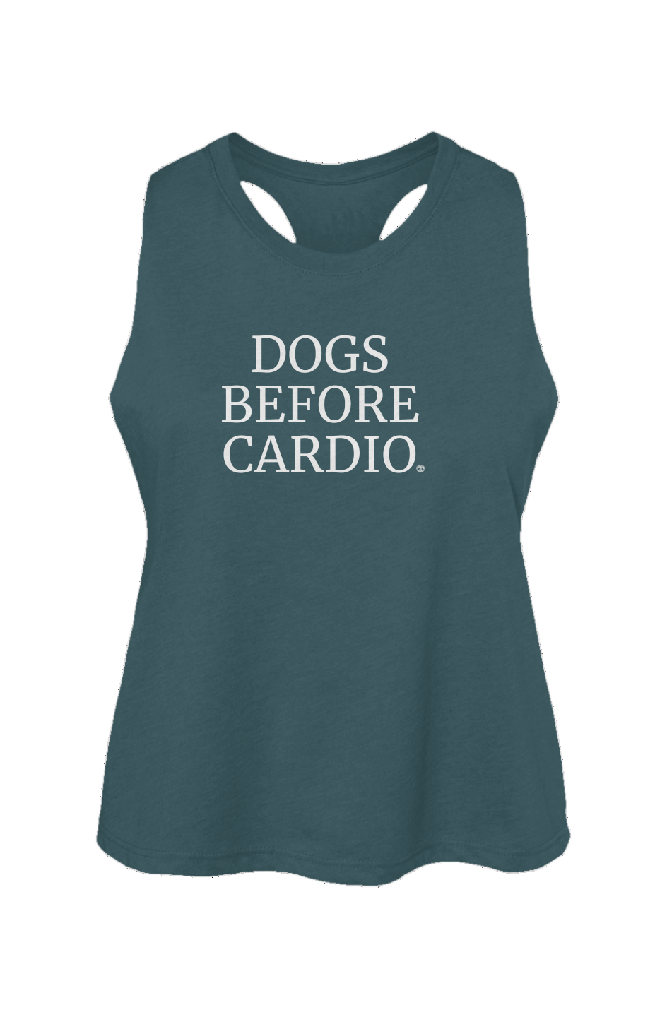 Dogs Before Cardio - Crop Tank