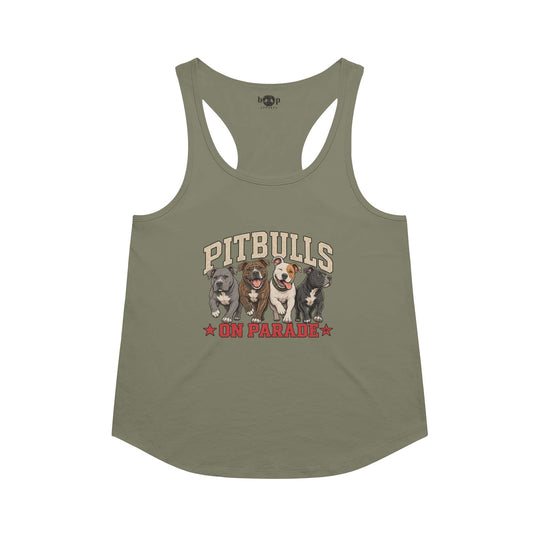 Pitbulls on Parade Racerback Tank