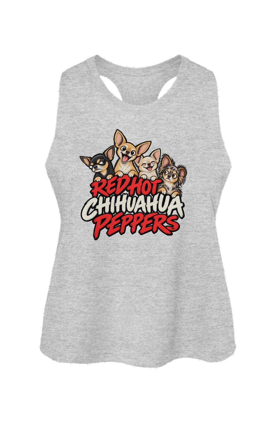 Red Hot Chihuahua Peppers - Crop Tank