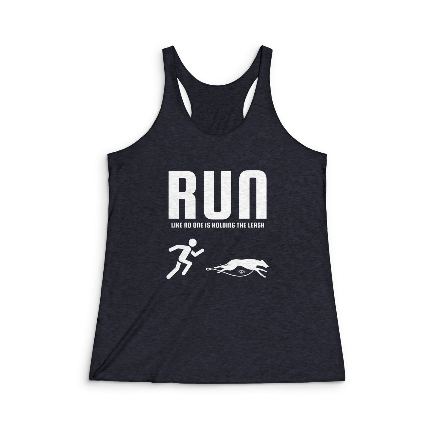Run Unleashed - Women's Tri-Blend Racerback Tank