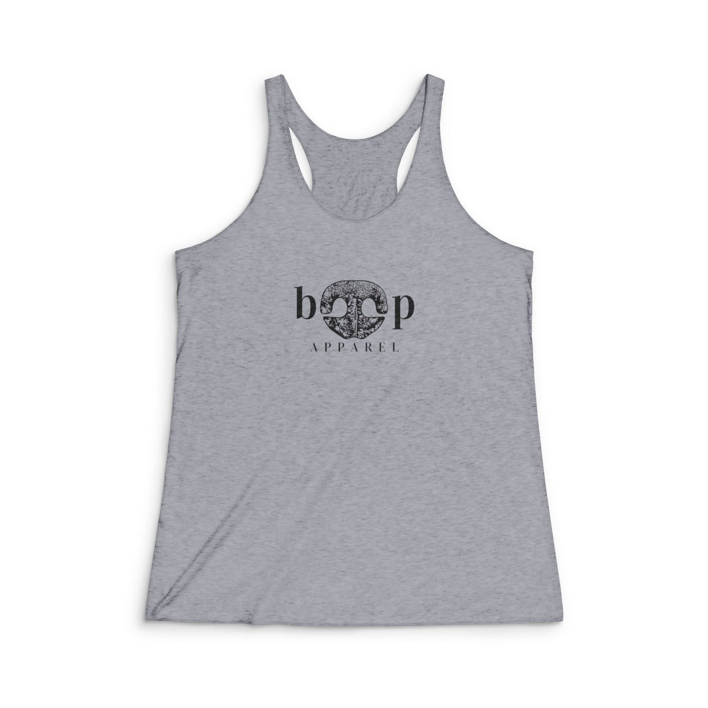Boop Apparel Logo - Women's Tri-Blend Racerback Tank