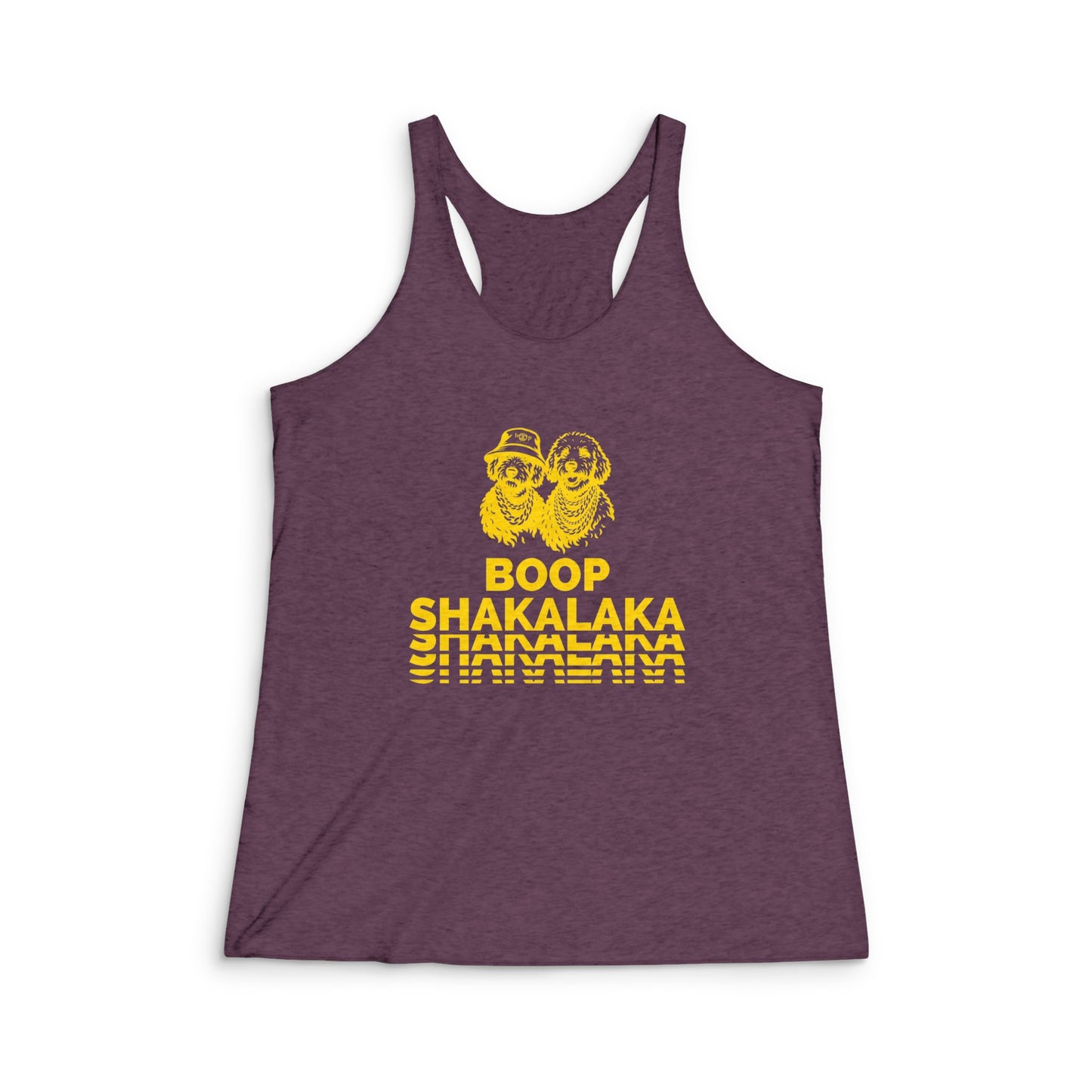 Boop Shakalaka - Women's Tri-Blend Racerback Tank