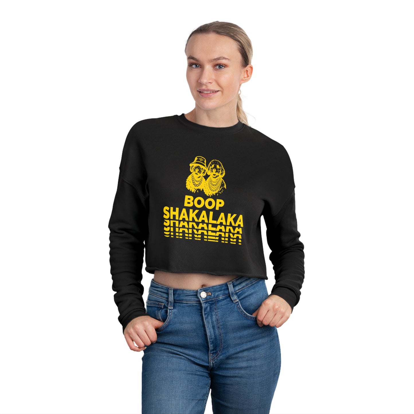 Boop Shakalaka - Women's Cropped Sweatshirt