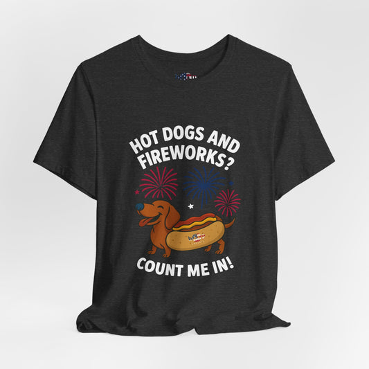 Hot Dogs and Fireworks - Unisex Tee