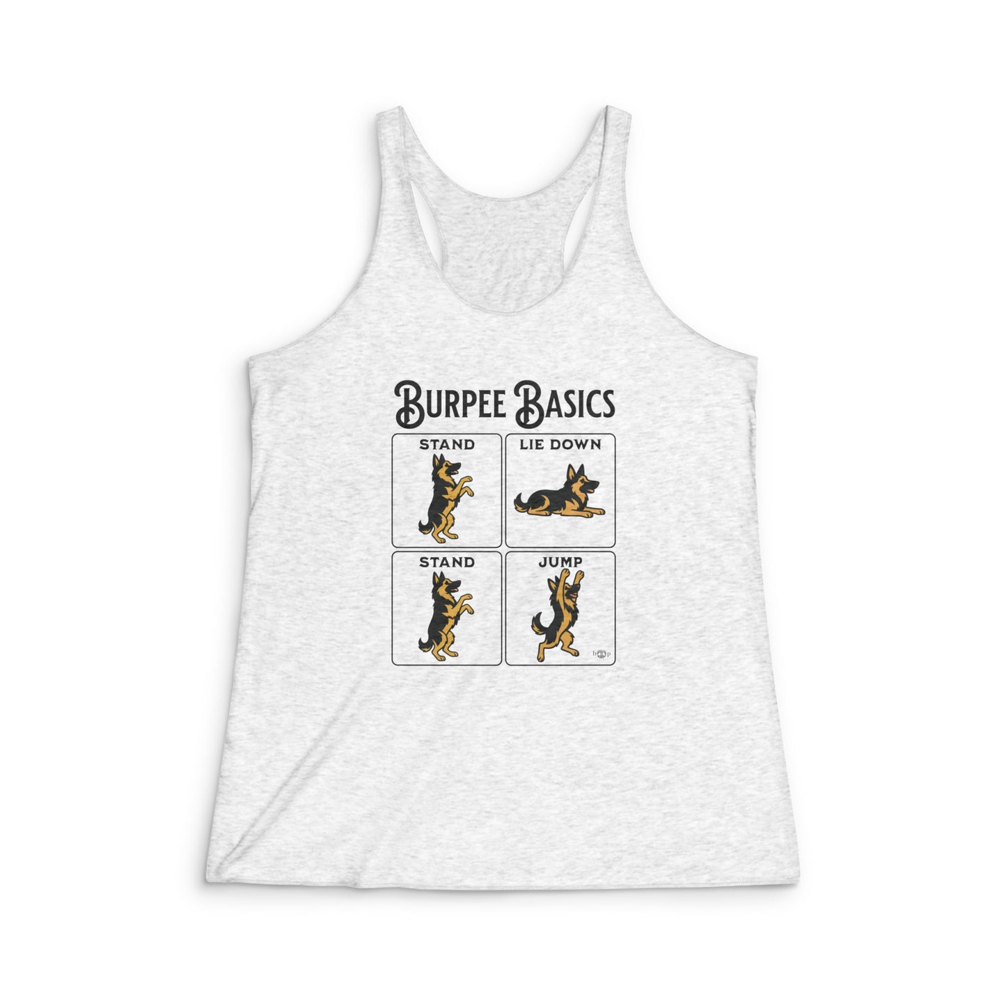 Burpee Basics - Women's Tri-Blend Racerback Tank