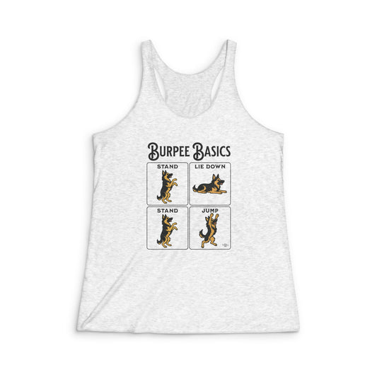 Burpee Basics - Women's Tri-Blend Racerback Tank