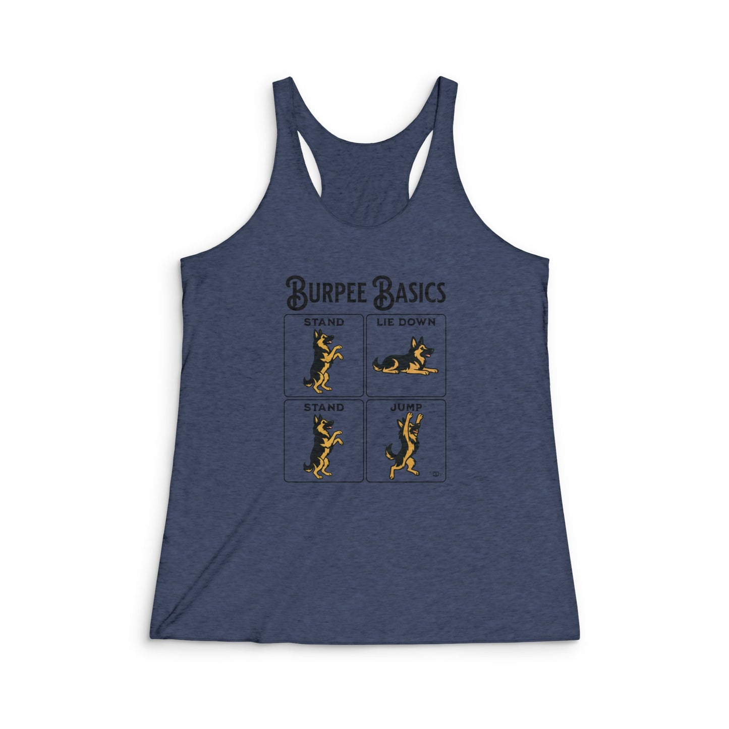 Burpee Basics - Women's Tri-Blend Racerback Tank