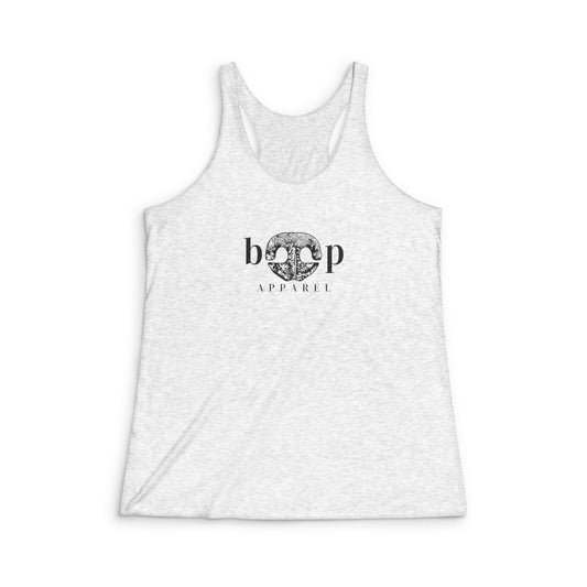 Boop Apparel Logo - Women's Tri-Blend Racerback Tank