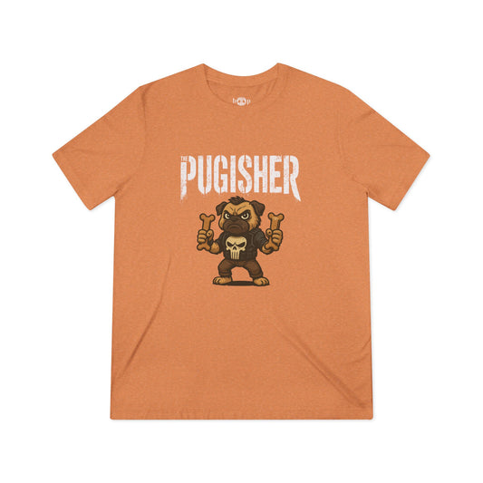 Pugisher - Unisex Triblend Tee
