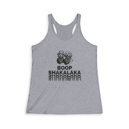 Boop Shakalaka  - Women's Tri-Blend Racerback Tank