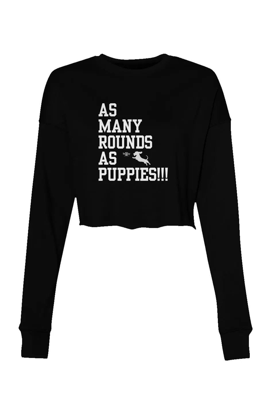 AMRAPuppies  - Crop Sweatshirt - Boop Apparel