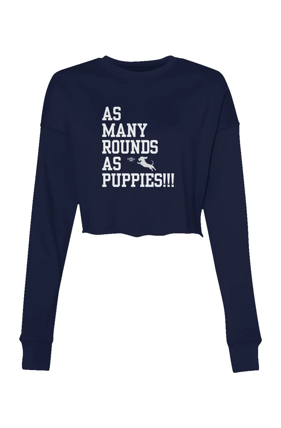 AMRAPuppies  - Crop Sweatshirt - Boop Apparel