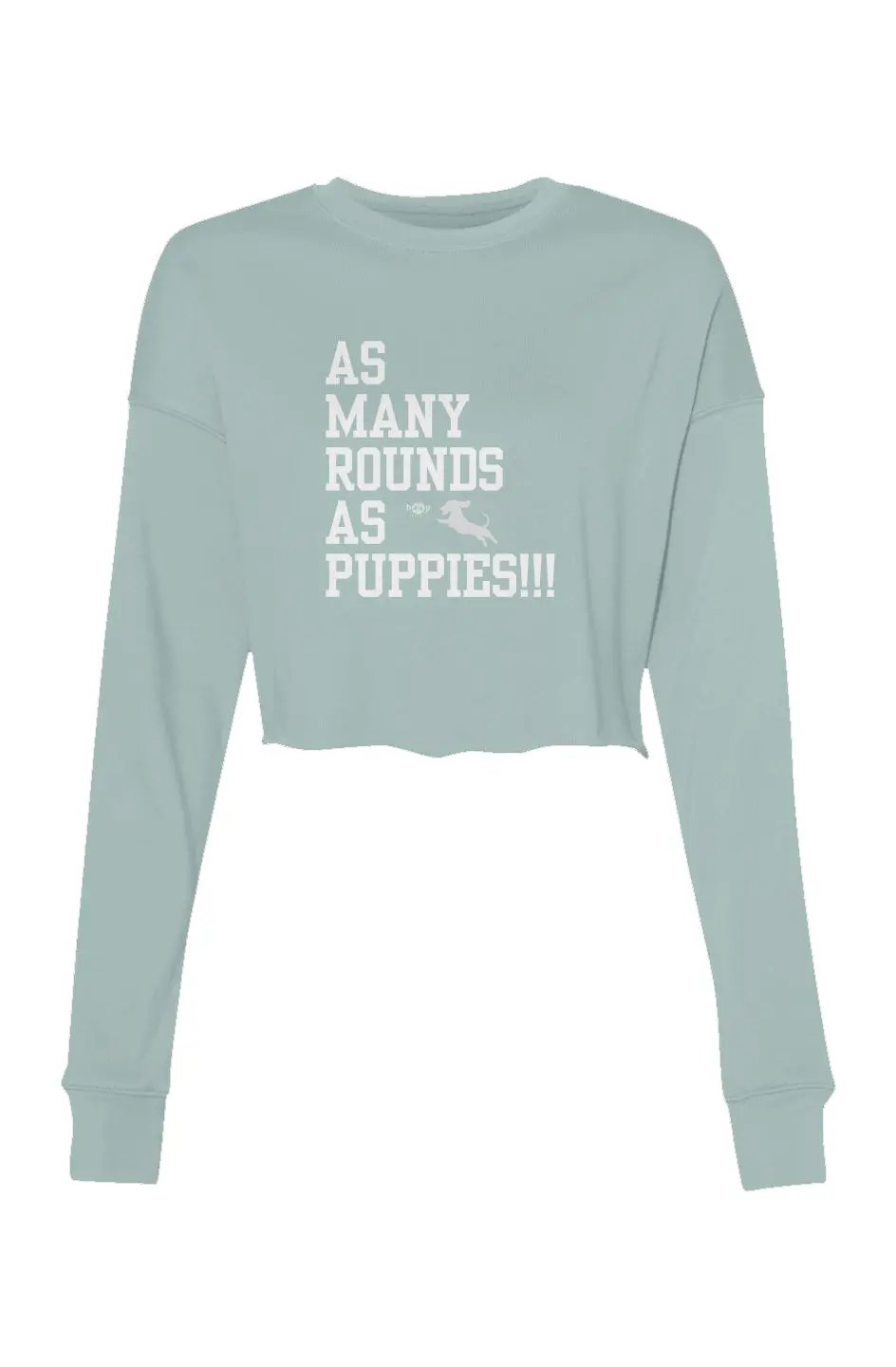 AMRAPuppies  - Crop Sweatshirt - Boop Apparel