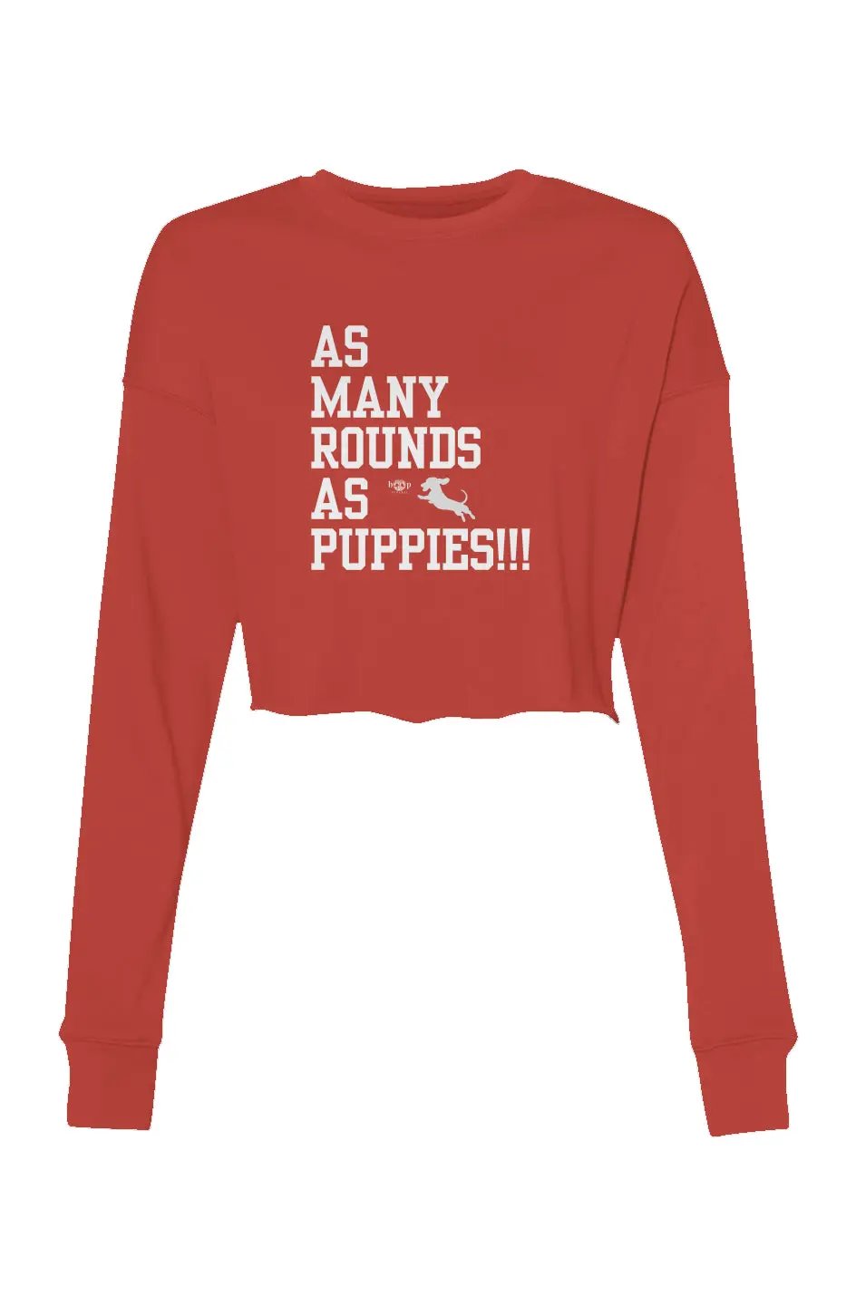 AMRAPuppies  - Crop Sweatshirt - Boop Apparel