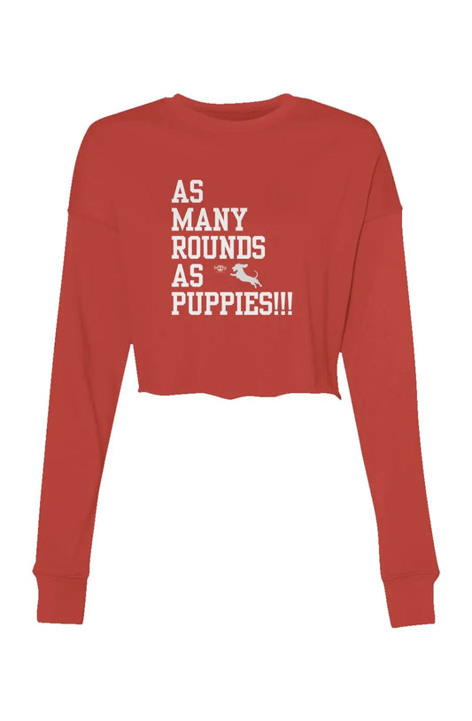 AMRAPuppies  - Crop Sweatshirt - Boop Apparel